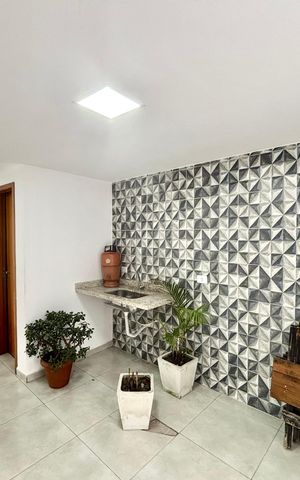 Apartamento para alugar com 45m², 2 quartos e 1 vaga Apartamento para alugar com 45m², 2 quartos e 1 vagaÁrea comum - Churrasqueira
