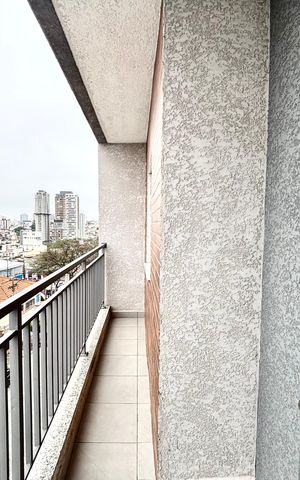 Apartamento para alugar com 49m², 2 quartos e sem vagaVaranda