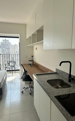 Studio para alugar com 23m², 1 quarto e sem vaga