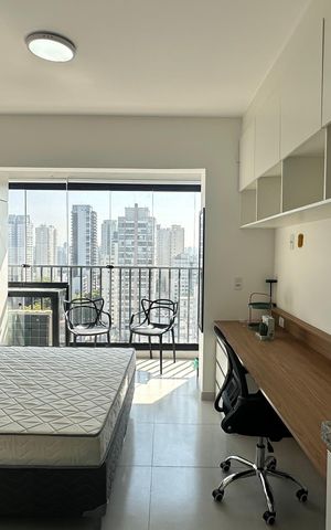 Studio para alugar com 23m², 1 quarto e sem vaga