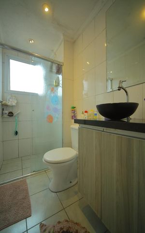 Apartamento à venda com 48m², 2 quartos e 1 vagaBanheiro 