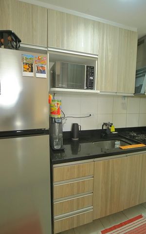 Apartamento à venda com 48m², 2 quartos e 1 vagaCozinha 