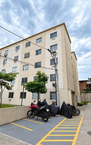 Apartamento à venda com 45m², 2 quartos e 1 vagaFachada do bloco