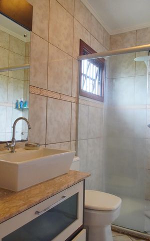 Casa de condomínio à venda com 112m², 3 quartos e 1 vagaBanheiro da Suíte