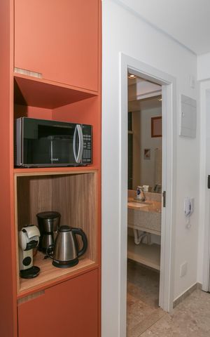 Studio para alugar com 30m², 1 quarto e sem vaga Studio para alugar com 30m², 1 quarto e sem vagaCozinha