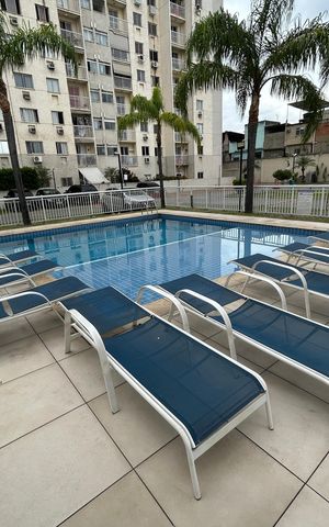 Apartamento à venda com 60m², 3 quartos e 1 vagaÁrea comum - Piscina