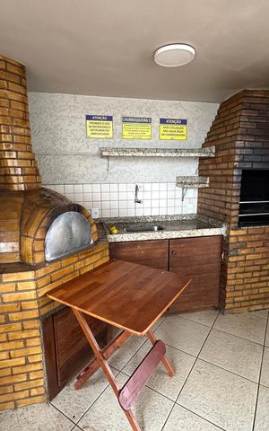 Apartamento à venda com 60m², 3 quartos e 1 vagaÁrea comum - Churrasqueira