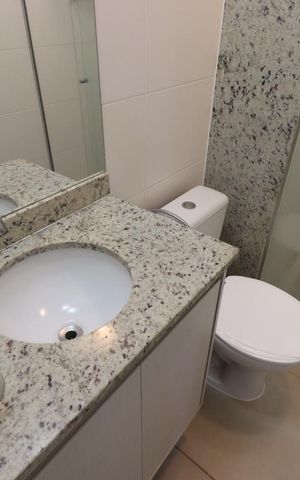Apartamento para alugar com 58m², 1 quarto e 1 vaga Apartamento para alugar com 58m², 1 quarto e 1 vagaBanheiro