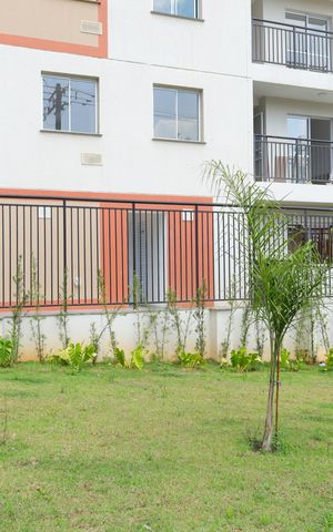 Apartamento para alugar com 32m², 2 quartos e sem vagaPlaca GRANDE instalada na fachada do condomínio, dia 25.09.2026 - Código da placa: HVTG-216