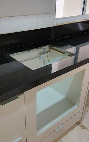 Apartamento à venda com 47m², 2 quartos e 2 vagas Apartamento à venda com 47m², 2 quartos e 2 vagasCozinha