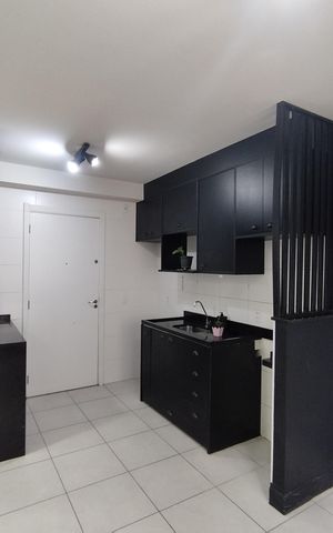 Apartamento para alugar com 33m², 2 quartos e sem vaga Apartamento para alugar com 33m², 2 quartos e sem vagaCozinha - Armários