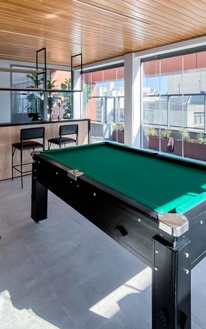 Studio para alugar com 30m², 1 quarto e sem vaga Studio para alugar com 30m², 1 quarto e sem vagaSalão de jogos