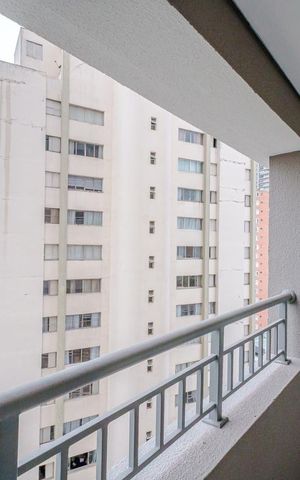 Studio à venda com 26m², 1 quarto e sem vaga Studio à venda com 26m², 1 quarto e sem vagaVaranda
