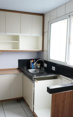 Apartamento à venda com 45m², 2 quartos e 1 vagaCozinha e Área de Serviço
