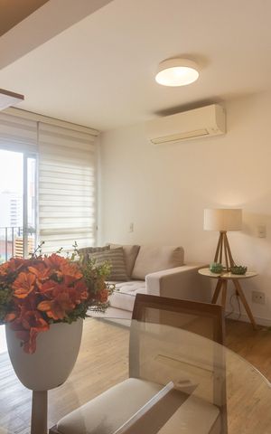 Apartamento à venda com 45m², 1 quarto e 1 vaga Apartamento à venda com 45m², 1 quarto e 1 vagaSala