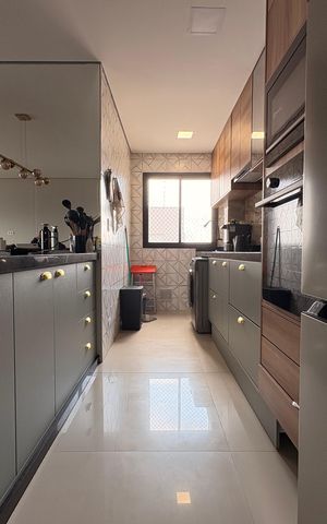 Apartamento à venda com 84m², 2 quartos e 2 vagas Apartamento à venda com 84m², 2 quartos e 2 vagasCozinha