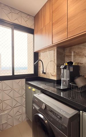 Apartamento à venda com 84m², 2 quartos e 2 vagas Apartamento à venda com 84m², 2 quartos e 2 vagasLavanderia