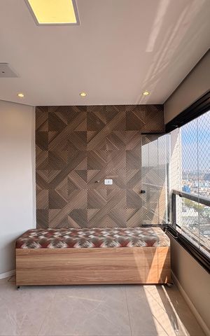 Apartamento à venda com 84m², 2 quartos e 2 vagas Apartamento à venda com 84m², 2 quartos e 2 vagasVaranda gourmet