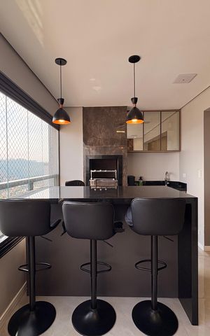Apartamento à venda com 84m², 2 quartos e 2 vagas Apartamento à venda com 84m², 2 quartos e 2 vagasVaranda gourmet