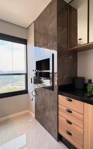 Apartamento à venda com 84m², 2 quartos e 2 vagas Apartamento à venda com 84m², 2 quartos e 2 vagasVaranda gourmet