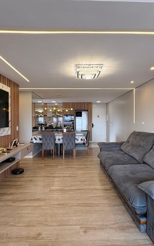 Apartamento à venda com 84m², 2 quartos e 2 vagas Apartamento à venda com 84m², 2 quartos e 2 vagasSala