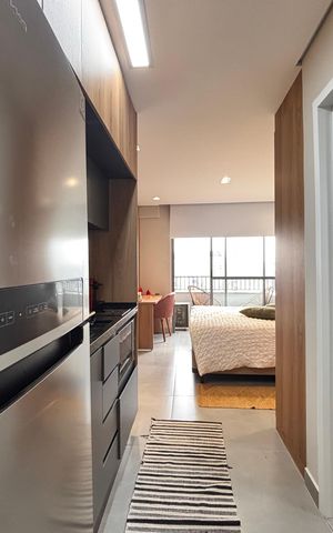 Studio para alugar com 28m², 1 quarto e sem vaga Studio para alugar com 28m², 1 quarto e sem vagaStudio
