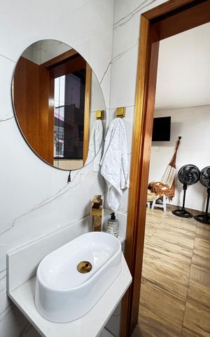 Casa para alugar com 124m², 3 quartos e 2 vagasBanheiro