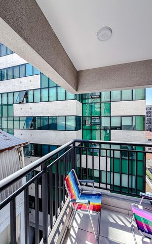 Studio para alugar com 24m², 1 quarto e sem vaga Studio para alugar com 24m², 1 quarto e sem vagaVaranda
