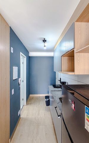 Studio para alugar com 24m², 1 quarto e sem vaga Studio para alugar com 24m², 1 quarto e sem vagaCozinha