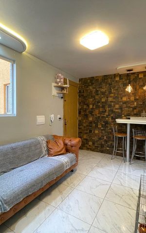 Apartamento à venda com 48m², 2 quartos e 1 vaga