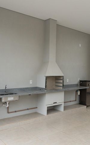 Casa de condomínio à venda com 147m², 3 quartos e 2 vagas Casa de condomínio à venda com 147m², 3 quartos e 2 vagasÁrea comum - Churrasqueira