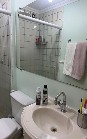 Apartamento à venda com 47m², 2 quartos e 1 vaga Apartamento à venda com 47m², 2 quartos e 1 vagaBanheiro
