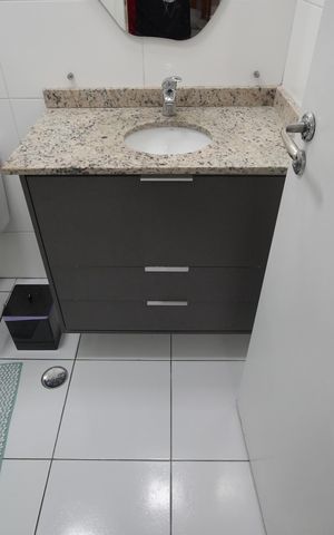 Apartamento à venda com 86m², 3 quartos e 3 vagasBanheiro da Suíte
