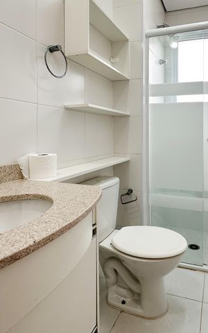 Apartamento para alugar com 70m², 2 quartos e 2 vagas Apartamento para alugar com 70m², 2 quartos e 2 vagasBanheiro Social