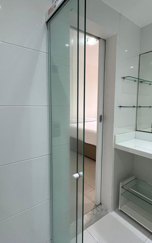 Apartamento para alugar com 70m², 2 quartos e 1 vaga Apartamento para alugar com 70m², 2 quartos e 1 vagaBanheiro da Suíte