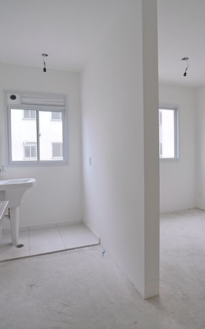 Apartamento à venda com 43m², 2 quartos e 1 vagaCozinha e Área de Serviço