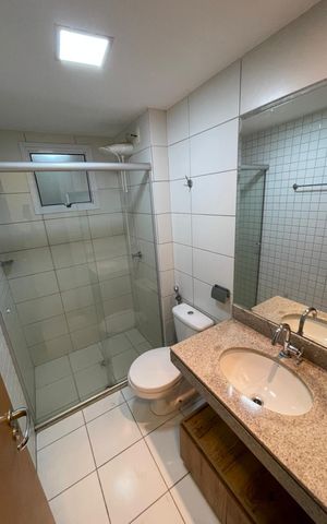 Apartamento para alugar com 96m², 3 quartos e 2 vagas Apartamento para alugar com 96m², 3 quartos e 2 vagasBanheiro
