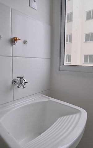 Apartamento à venda com 43m², 2 quartos e 1 vagaCozinha e Área de Serviço