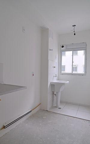 Apartamento à venda com 43m², 2 quartos e 1 vagaCozinha e Área de Serviço