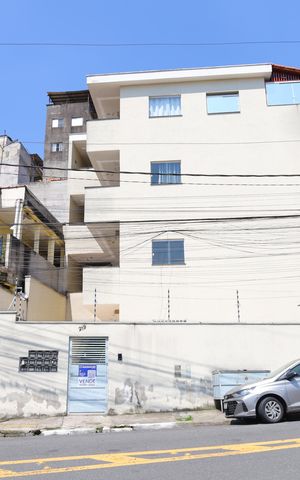 Apartamento à venda com 50m², 2 quartos e sem vagaFachada - Placa GRANDE instalada na fachada do condomínio, dia 26.09.2026 - Código da placa: KYET-232
