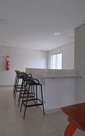 Apartamento à venda com 43m², 2 quartos e sem vagaÁrea comum - Salão de festas