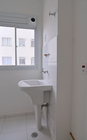 Apartamento à venda com 43m², 2 quartos e sem vagaCozinha e Área de Serviço