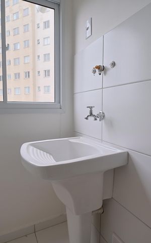 Apartamento à venda com 43m², 2 quartos e sem vagaCozinha e Área de Serviço