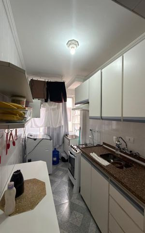 Apartamento para alugar com 36m², 1 quarto e 1 vaga Apartamento para alugar com 36m², 1 quarto e 1 vagaCozinha e Área de Serviço