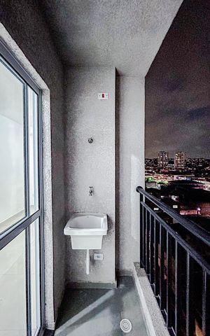 Studio para alugar com 24m², 1 quarto e sem vagaVaranda