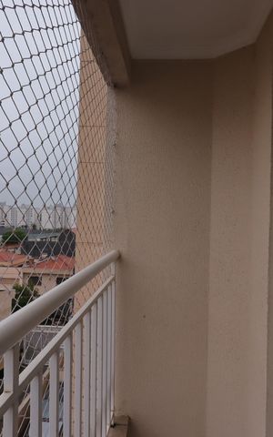 Apartamento à venda com 54m², 2 quartos e 1 vagaSacada da Sala