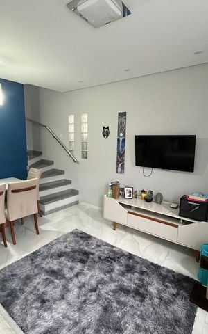 Casa de condomínio para alugar com 70m², 2 quartos e 1 vaga