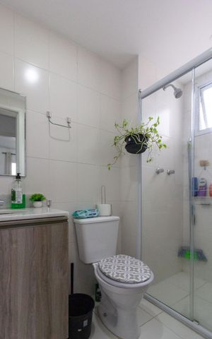 Apartamento para alugar com 60m², 2 quartos e 1 vagaBanheiro Social