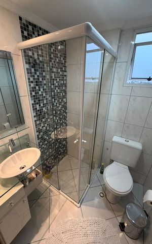 Apartamento à venda com 62m², 2 quartos e 1 vaga Apartamento à venda com 62m², 2 quartos e 1 vagaBanheiro 1