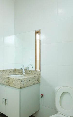 Casa para alugar com 200m², 3 quartos e sem vagaBanheiro da suíte